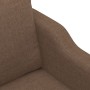 Sillón de tela marrón 60 cm en Sofás | Comprar online en Foru.es