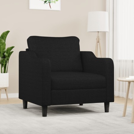 Sillón de tela negro 60 cm en Sofás | Comprar online en Foru.es