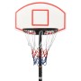 Canasta de baloncesto polietileno blanco 216-250 cm de vidaXL, Canastas de baloncesto - Ref: Foro24-93655, Precio: 87,88 €, D...