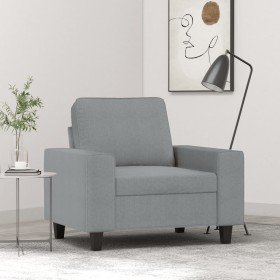 Sillón de tela gris claro 60 cm en Sofás | Comprar online en Foru.es