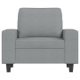 Sillón de tela gris claro 60 cm en Sofás | Comprar online en Foru.es