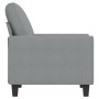 Sillón de tela gris claro 60 cm en Sofás | Comprar online en Foru.es