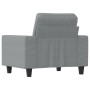 Sillón de tela gris claro 60 cm en Sofás | Comprar online en Foru.es