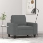 Sillón de tela gris oscuro 60 cm en Sofás | Comprar online en Foru.es