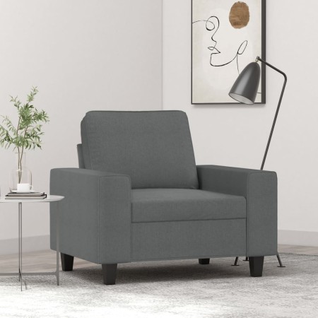 Sillón de tela gris oscuro 60 cm en Sofás | Comprar online en Foru.es
