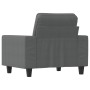 Sillón de tela gris oscuro 60 cm en Sofás | Comprar online en Foru.es