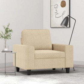 Sillón de tela color crema 60 cm en Sofás | Comprar online en Foru.es