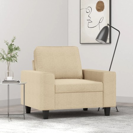 Sillón de tela color crema 60 cm en Sofás | Comprar online en Foru.es