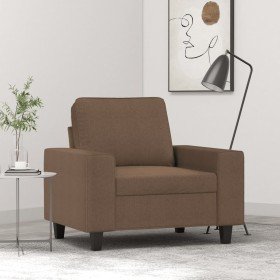 Sillón de tela marrón 60 cm en Sofás | Comprar online en Foru.es