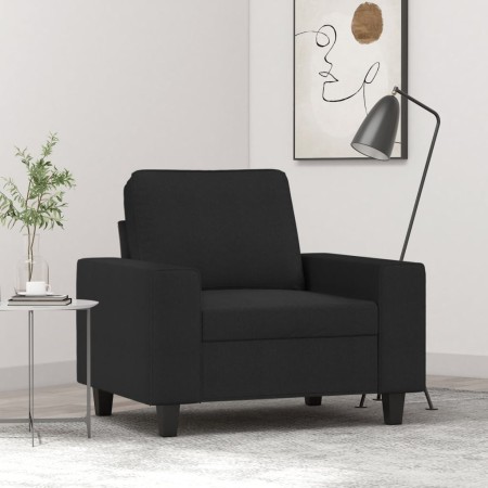 Sillón de tela negro 60 cm en Sofás | Comprar online en Foru.es
