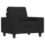 Sillón de tela negro 60 cm en Sofás | Comprar online en Foru.es