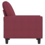 Sillón de tela rojo tinto 60 cm en Sofás | Comprar online en Foru.es
