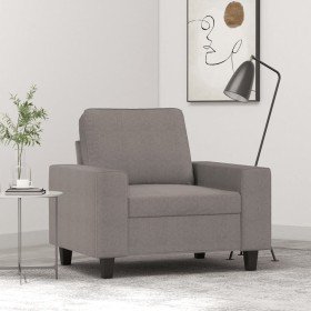 Sillón de tela gris taupé 60 cm en Sofás | Comprar online en Foru.es