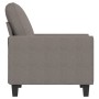 Sillón de tela gris taupé 60 cm en Sofás | Comprar online en Foru.es