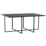 Set comedor de jardín 7 piezas y cojines ratán sintético negro de vidaXL, Conjuntos de jardín - Ref: Foro24-44444, Precio: 44...