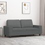 Sofá de 2 plazas de tela gris oscuro 140 cm en Sofás | Comprar online en Foru.es
