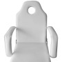 Camilla de esteticista cuero sintético blanca 185x78x76 cm de vidaXL, Sillones de masaje - Ref: Foro24-110041, Precio: 200,06...