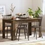 Mesa de comedor madera contrachapada roble marrón 140x74,5x76 cm de vidaXL, Mesas de cocina y de comedor - Ref: Foro24-815200...