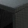 Mesa bar estante almacenaje 120x60x110cm ratán sintético negro de vidaXL, Mesas de cocina y de comedor - Ref: Foro24-313476, ...