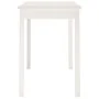 Mesa de comedor madera maciza de pino blanca 110x55x75 cm de vidaXL, Mesas de cocina y de comedor - Ref: Foro24-814250, Preci...