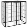 Corral para perros 6 paneles acero con recubrimiento en polvo de vidaXL, Casetas y cercados para perros - Ref: Foro24-171792,...