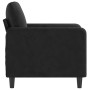 Sillón de terciopelo negro 60 cm en Sofás | Comprar online en Foru.es