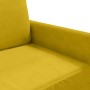 Sillón de terciopelo amarillo 60 cm en Sofás | Comprar online en Foru.es