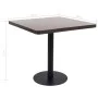 Mesa bistró MDF marrón oscuro 80x80 cm de vidaXL, Mesas de cocina y de comedor - Ref: Foro24-286434, Precio: 153,11 €, Descue...