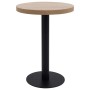 Mesa de bistró MDF marrón claro 60 cm de vidaXL, Mesas de cocina y de comedor - Ref: Foro24-286421, Precio: 134,96 €, Descuen...