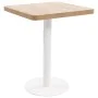 Mesa de bistró MDF marrón claro 60x60 cm de vidaXL, Mesas de cocina y de comedor - Ref: Foro24-286429, Precio: 142,89 €, Desc...