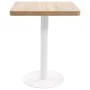 Mesa de bistró MDF marrón claro 60x60 cm de vidaXL, Mesas de cocina y de comedor - Ref: Foro24-286429, Precio: 142,89 €, Desc...