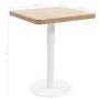 Mesa de bistró MDF marrón claro 60x60 cm de vidaXL, Mesas de cocina y de comedor - Ref: Foro24-286429, Precio: 142,89 €, Desc...