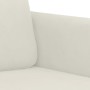 Sillón de terciopelo color crema 60 cm en Sofás | Comprar online en Foru.es