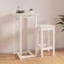 Mesa alta de bar madera maciza de pino blanco 60x60x110 cm de vidaXL, Mesas de cocina y de comedor - Ref: Foro24-822178, Prec...
