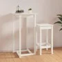 Mesa alta de bar madera maciza de pino blanco 60x60x110 cm de vidaXL, Mesas de cocina y de comedor - Ref: Foro24-822178, Prec...