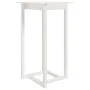 Mesa alta de bar madera maciza de pino blanco 60x60x110 cm de vidaXL, Mesas de cocina y de comedor - Ref: Foro24-822178, Prec...