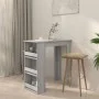 Mesa alta con estante gris Sonoma 102x50x103,5 cm de vidaXL, Mesas de cocina y de comedor - Ref: Foro24-812967, Precio: 76,06...