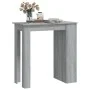 Mesa alta con estante gris Sonoma 102x50x103,5 cm de vidaXL, Mesas de cocina y de comedor - Ref: Foro24-812967, Precio: 76,06...