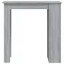 Mesa alta con estante gris Sonoma 102x50x103,5 cm de vidaXL, Mesas de cocina y de comedor - Ref: Foro24-812967, Precio: 76,06...