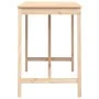 Mesa alta de bar de madera maciza de pino 140x80x110 cm de vidaXL, Mesas de cocina y de comedor - Ref: Foro24-822157, Precio:...
