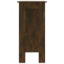 Mesa alta con estante roble ahumado 102x50x103,5 cm de vidaXL, Mesas de cocina y de comedor - Ref: Foro24-812963, Precio: 65,...