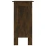 Mesa alta con estante roble ahumado 102x50x103,5 cm de vidaXL, Mesas de cocina y de comedor - Ref: Foro24-812963, Precio: 65,...