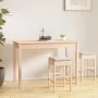 Mesa de comedor madera maciza de pino 110x55x75 cm de vidaXL, Mesas de cocina y de comedor - Ref: Foro24-814249, Precio: 67,8...