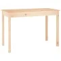 Mesa de comedor madera maciza de pino 110x55x75 cm de vidaXL, Mesas de cocina y de comedor - Ref: Foro24-814249, Precio: 67,8...