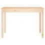 Mesa de comedor madera maciza de pino 110x55x75 cm de vidaXL, Mesas de cocina y de comedor - Ref: Foro24-814249, Precio: 67,8...