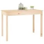Mesa de comedor madera maciza de pino 110x55x75 cm de vidaXL, Mesas de cocina y de comedor - Ref: Foro24-814249, Precio: 67,8...