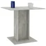 Dining table made of gray concrete plywood 80x80x75 cm by vidaXL, Kitchen and dining tables - Ref: Foro24-800256, Price: 66,9...