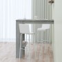 Mesa de bar de pared madera contrachapada gris 102x45x103,5cm de vidaXL, Mesas de cocina y de comedor - Ref: Foro24-817223, P...