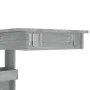 Mesa de bar de pared madera contrachapada gris 102x45x103,5cm de vidaXL, Mesas de cocina y de comedor - Ref: Foro24-817223, P...