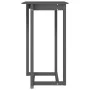 Mesa alta de bar de madera maciza de pino gris 60x60x110 cm de vidaXL, Mesas de cocina y de comedor - Ref: Foro24-822179, Pre...